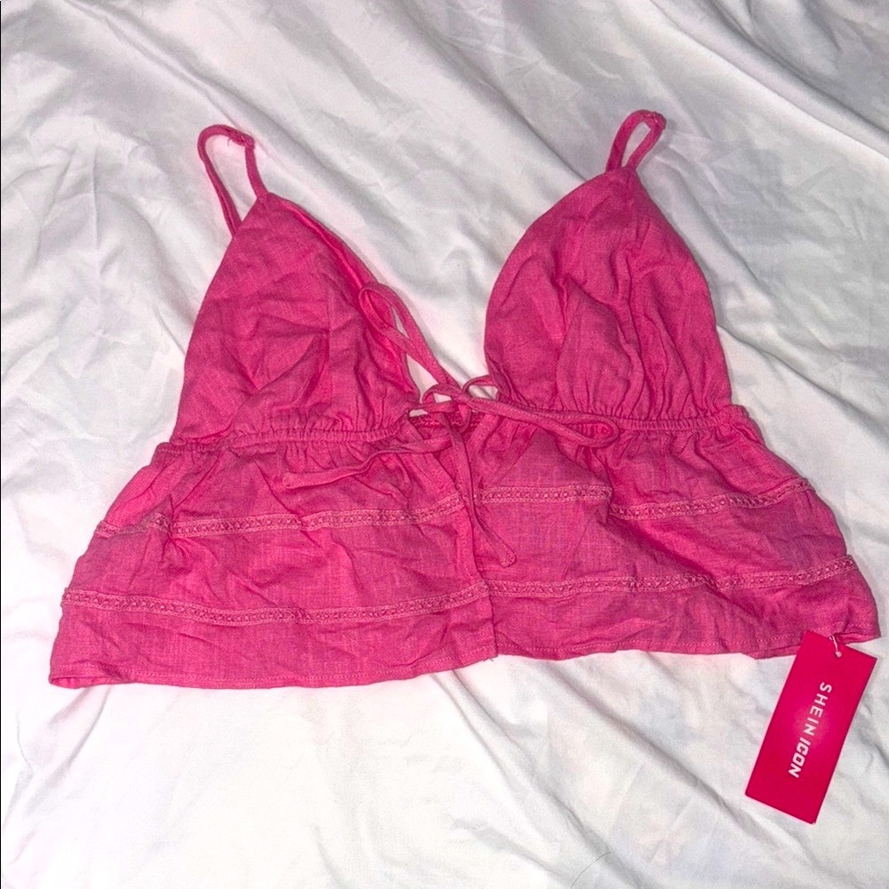 Pink Bralette Top
